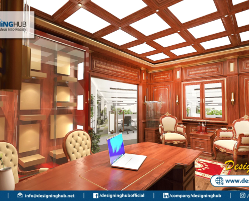 Classic Office Interior Design in Karachi by Designing Hub