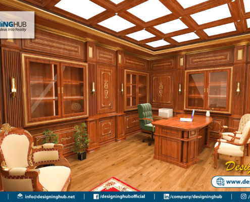 Classic Office Interior Design in Karachi by Designing Hub