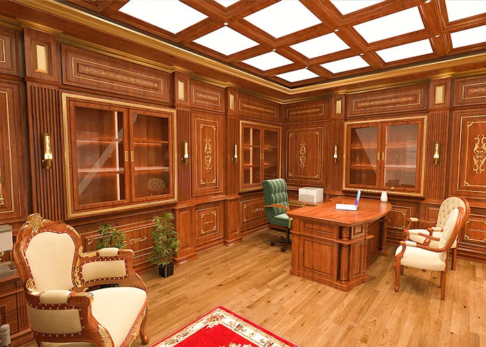 Classic Office Interior Design in Karachi by Designing Hub