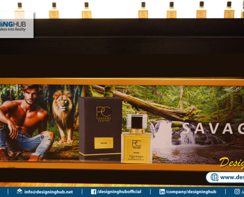 Kiosk design for Perfume brand in Karachi