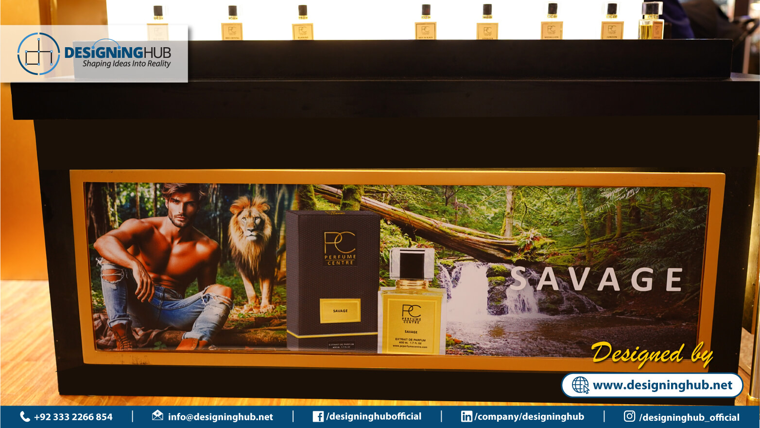 Kiosk design for Perfume brand in Karachi