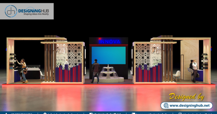 Custom exhibition stall design in Karachi by Designing Hub