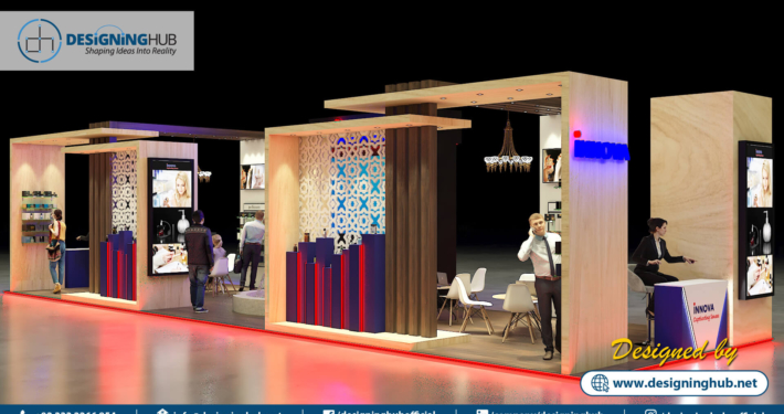 Modern trade show booth fabrication in Lahore for retail brand